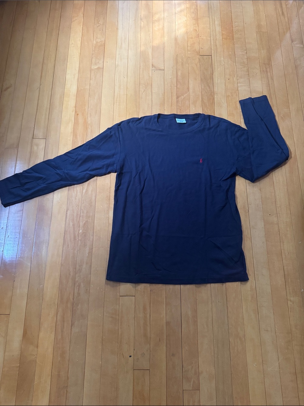 Polo Ralph Lauren navy Long-Sleeve Crewneck Tee men’s L